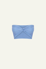 Twisted Top with Draped Detail (Limited Edition) Blue