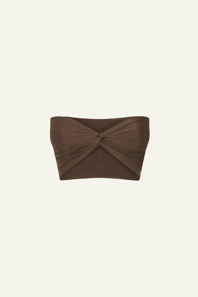 
                  
                    RAQUEL TWIST TOP - CHOCOLATE - (Limited Edition- 150 Units)
                  
                