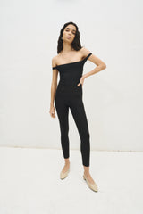 Off-Shoulder Bardi Bodysuit (Limited Edition) Black - Alba