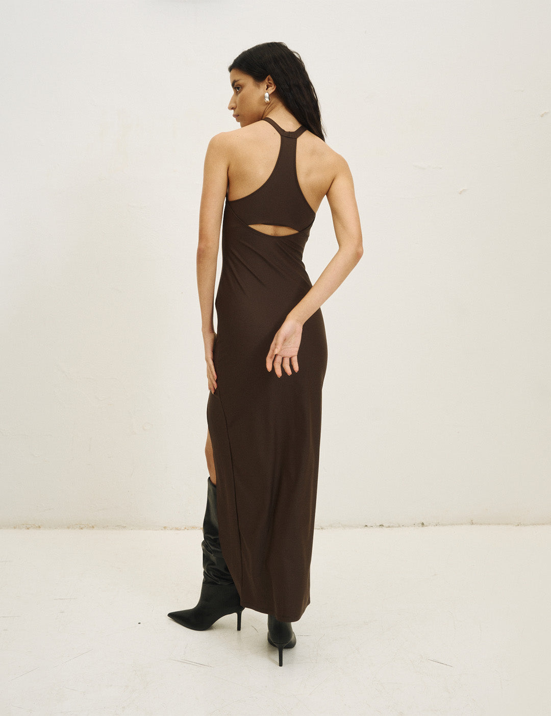 OLIVIA - MAXI DRESS BROWN