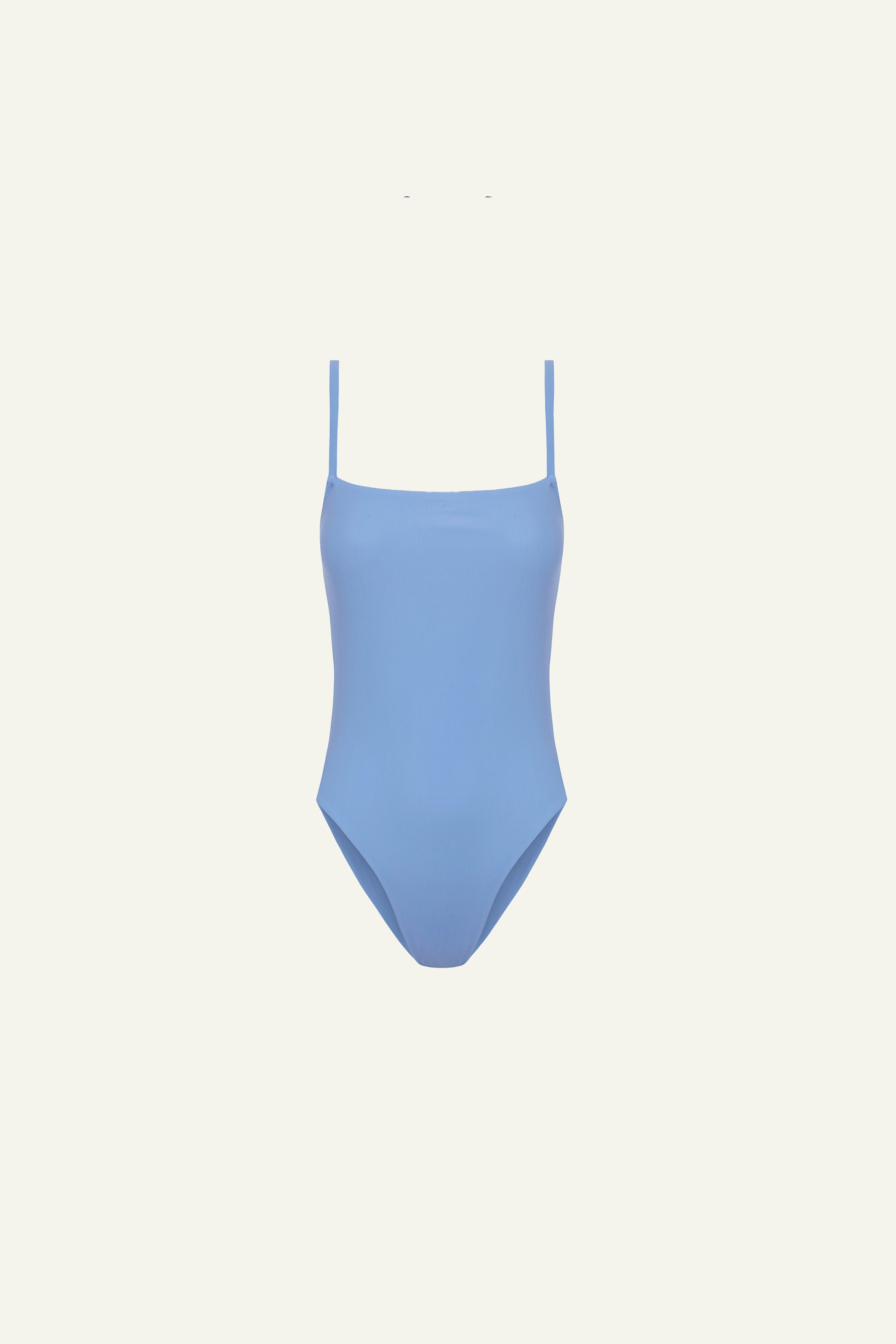 Square Neckline Bodysuit (Limited Edition) Blue - María