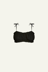 Top Cropped puffed (Limited Edition) Black- Carmen