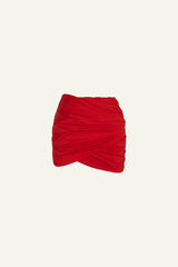 Mini gathered skirt (Limited Edition) Red - Ana