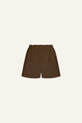 Draped Bermuda Shorts (Limited Edition) Chocolate- Natalia