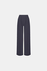 Extra Wide-Leg Trousers (Limited Editon) - Grey- Amina