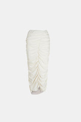 Maxi Pleated Skirt (Limited Edition) - Off-White - Clara