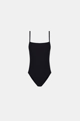 Square Neckline Bodysuit - Black - María