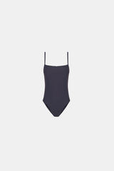 Square Neckline Bodysuit - Grey - María