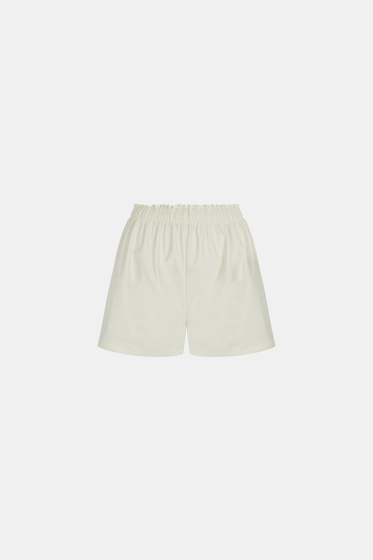 Draped Bermuda Shorts (Limited Edition) Off White - Natalia